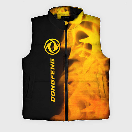 Мужской жилет Dongfeng - gold gradient: по-вертикали / 3D-Черный – фото 1