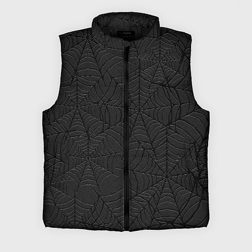Мужской жилет Паутина на чёрном / 3D-Черный – фото 1