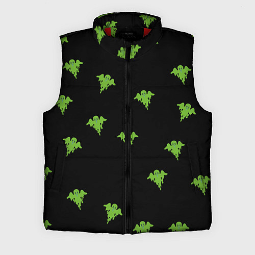 Мужской жилет Кислотные призраки / 3D-Красный – фото 1