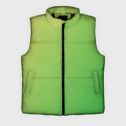 Мужской жилет Градиент - зеленый лайм