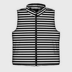 Мужской жилет Чёрный в белую полоску