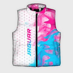 Мужской жилет Jaguar neon gradient style: по-вертикали