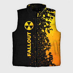 Мужской жилет Fallout - gold gradient: по-вертикали, цвет: 3D-черный