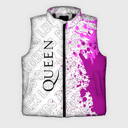 Мужской жилет Queen rock legends: по-вертикали / 3D-Черный – фото 1