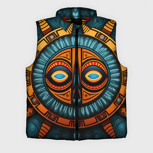 Мужской жилет Орнамент в африканском стиле / 3D-Красный – фото 1
