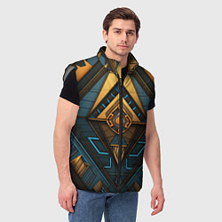 Мужской жилет Узор в египетском стиле, цвет: 3D-светло-серый — фото 2