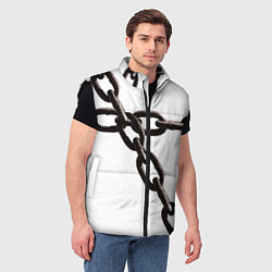 Мужской жилет Цепью скованы, цвет: 3D-черный — фото 2
