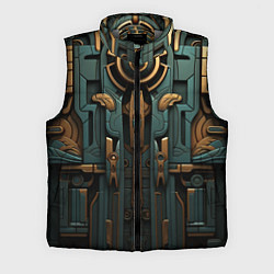 Мужской жилет Абстрактный узор в египетском стиле, цвет: 3D-светло-серый