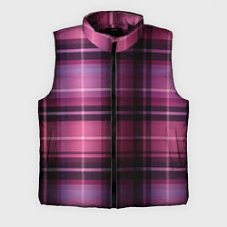 Мужской жилет Фиолетовая шотландская клетка