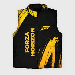 Мужской жилет Forza Horizon - gold gradient вертикально, цвет: 3D-черный
