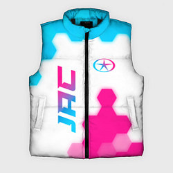 Мужской жилет JAC neon gradient style вертикально, цвет: 3D-черный