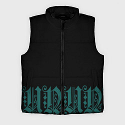 Мужской жилет Узоры на чёрном фоне