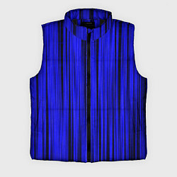 Мужской жилет Абстрактные полосы ультрамарин