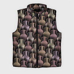 Мужской жилет Разноцветные амфоры, цвет: 3D-светло-серый