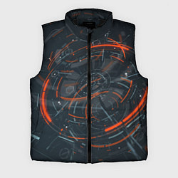 Мужской жилет Часовой механизм киберпанк, цвет: 3D-черный