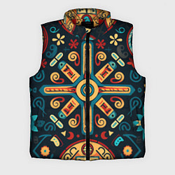 Мужской жилет Симметричный орнамент в славянском стиле