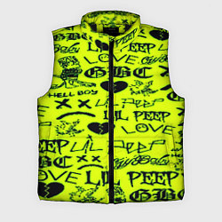 Мужской жилет Lil peep кислотный стиль, цвет: 3D-черный