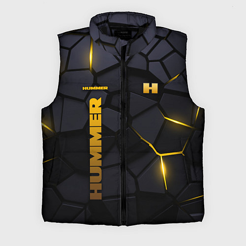 Мужской жилет Hummer - плиты с эффектом свечения / 3D-Черный – фото 1