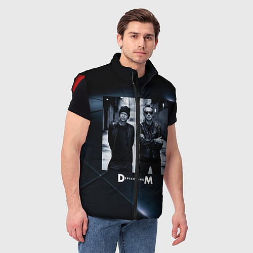 Мужской жилет Depeche Mode - Мартин и Дэйв / 3D-Красный – фото 3