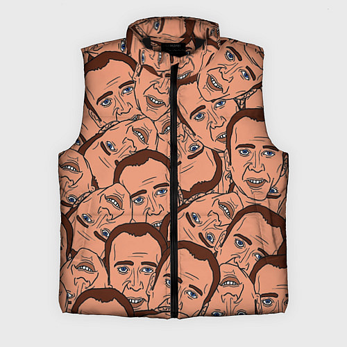 Мужской жилет Николас Кейдж мульт / 3D-Черный – фото 1