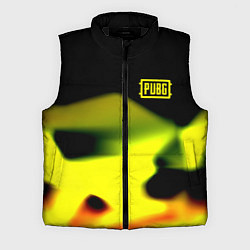 Мужской жилет PUBG gold abstraction steel geometry, цвет: 3D-черный