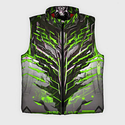 Мужской жилет Киберпанк доспех зелёный, цвет: 3D-красный