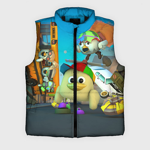 Мужской жилет Маленький Мальчик Чикен Ган / 3D-Черный – фото 1