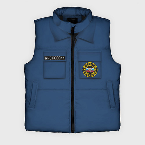 Мужской жилет МЧС-Спасатель / 3D-Черный – фото 1