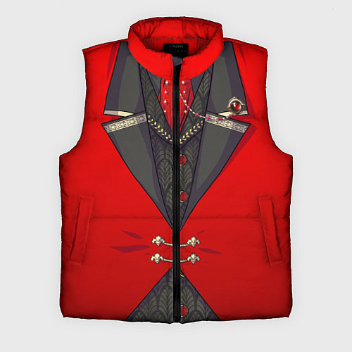 Мужской жилет Алый фрак / 3D-Красный – фото 1