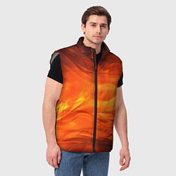 Мужской жилет Яркий огонь, цвет: 3D-светло-серый — фото 2