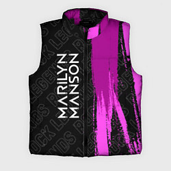 Мужской жилет Marilyn Manson rock legends по-вертикали