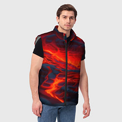 Мужской жилет Текущая магма, цвет: 3D-светло-серый — фото 2