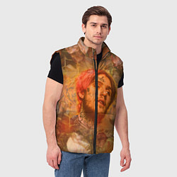 Мужской жилет Lil Peep розы, цвет: 3D-черный — фото 2