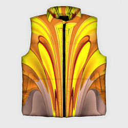 Мужской жилет Вытянутые желтые полосы