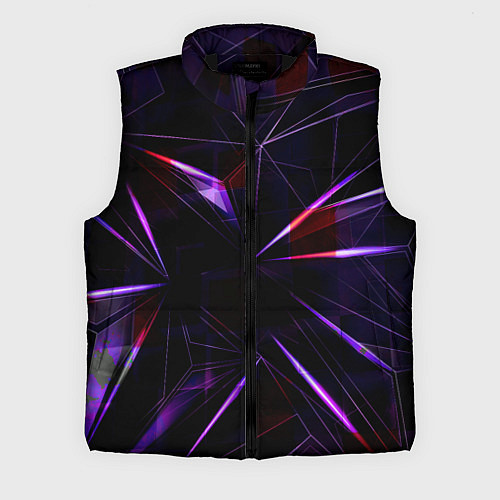 Мужской жилет Фиолетовый хрусталь / 3D-Черный – фото 1