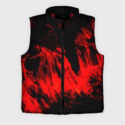 Мужской жилет Красное пламя, цвет: 3D-красный