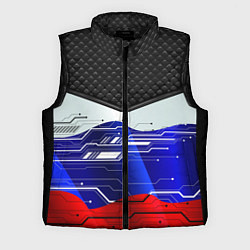 Мужской жилет Стёганные ромбы: русский хакер