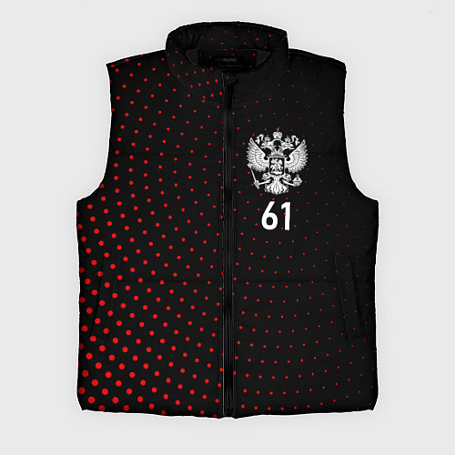Мужской жилет Точки: Ростовская область / 3D-Черный – фото 1