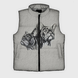 Мужской жилет Французские бульдоги пара