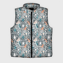 Мужской жилет Дикий тропический ягуар