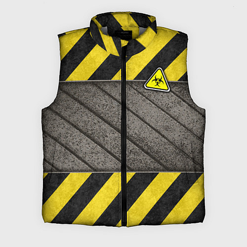Мужской жилет Сталь и биологическая опасность / 3D-Светло-серый – фото 1