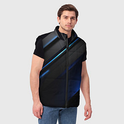 Мужской жилет Вихрь синего, цвет: 3D-черный — фото 2