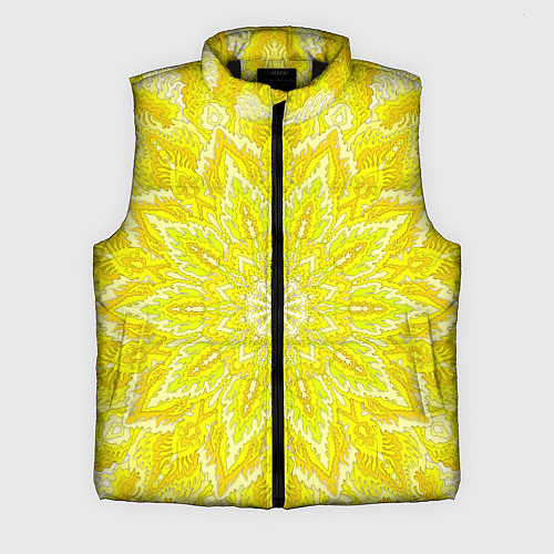 Мужской жилет Мандала Манипура чакра / 3D-Черный – фото 1