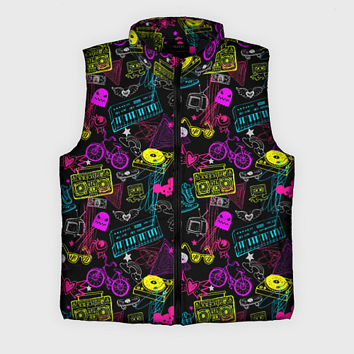 Мужской жилет Music sound / 3D-Черный – фото 1