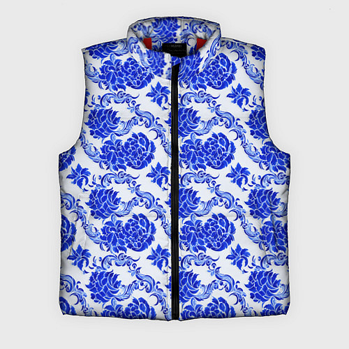 Мужской жилет Гжель классика / 3D-Красный – фото 1