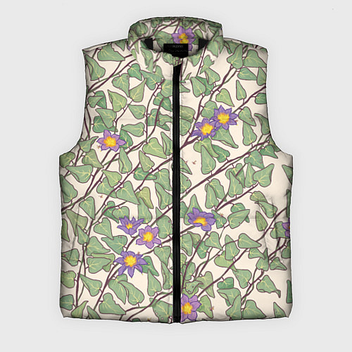 Мужской жилет Клематис / 3D-Черный – фото 1