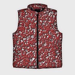 Мужской жилет Кожаный выпуклый рельеф