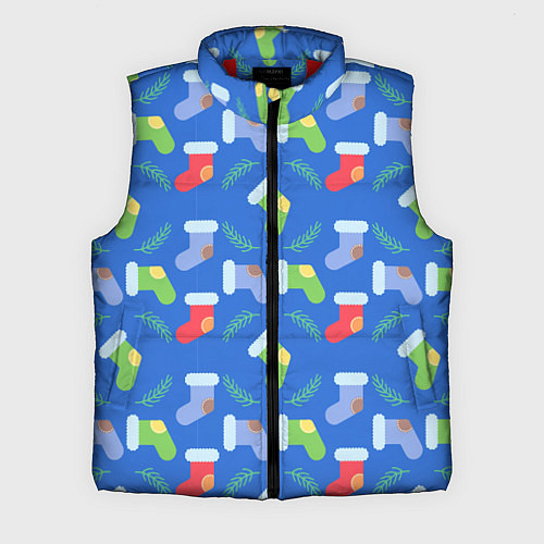 Мужской жилет Рождественские валенки / 3D-Красный – фото 1