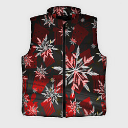 Мужской жилет Рождественские снежинки