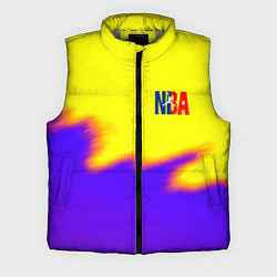 Мужской жилет НБА баскетбол краски неоновые желтые